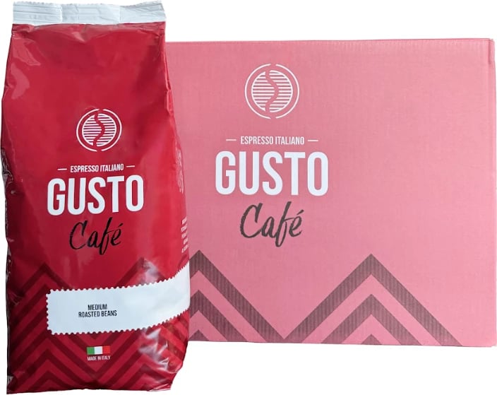 Kafe Gusto Cafe- Meduim Roasted Beans, 10 kg