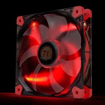 Kasë ventilator Thermaltake Moon 12, e kuqe