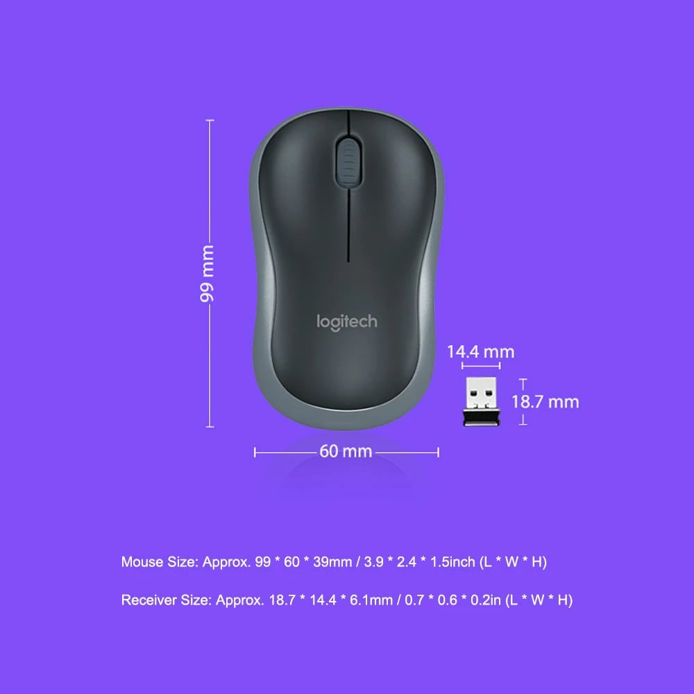 Mouse Logitech M185 USB