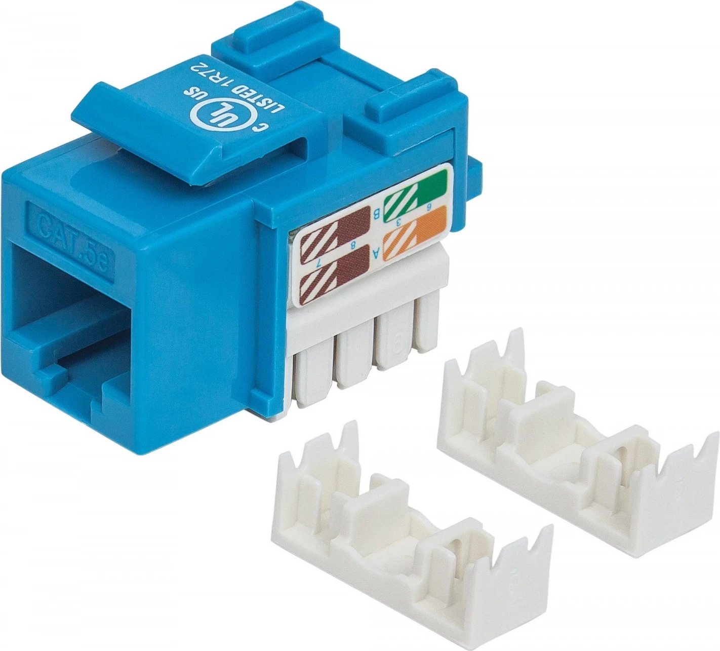 Adapter Intellinet Keystone RJ45 UTP Cat5e, blu