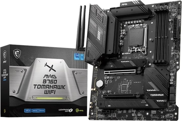 Pllakë amë MSI MAG B760 TOMAHAWK WIFI, Socket 1700, DDR5