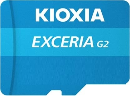 Memorie Kioxia EXCERIA G2 128 GB MicroSDHC, Blu