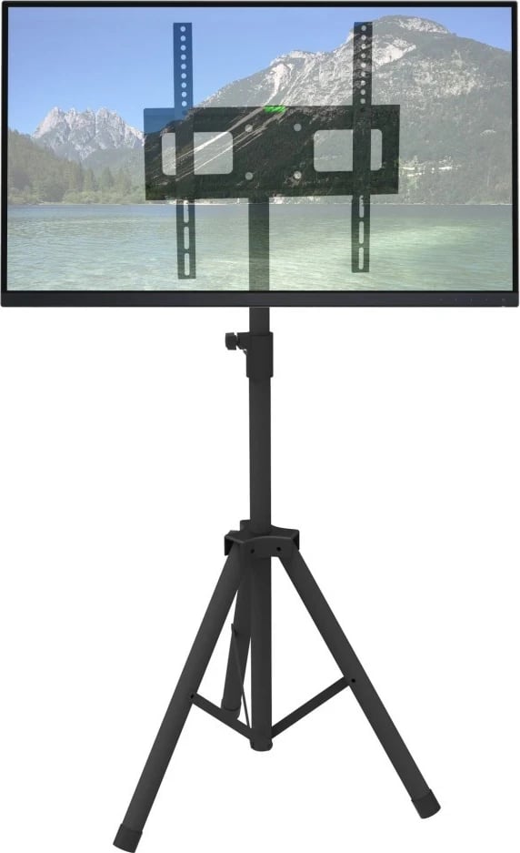 Mbajtës TV Techly 108002, 17-60", 35kg, tripod, i rregullueshëm, ngjyrë e zezë