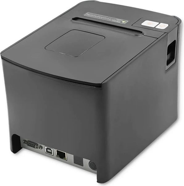 Printer për faturat Qoltec 50255, termik, me USB dhe LAN