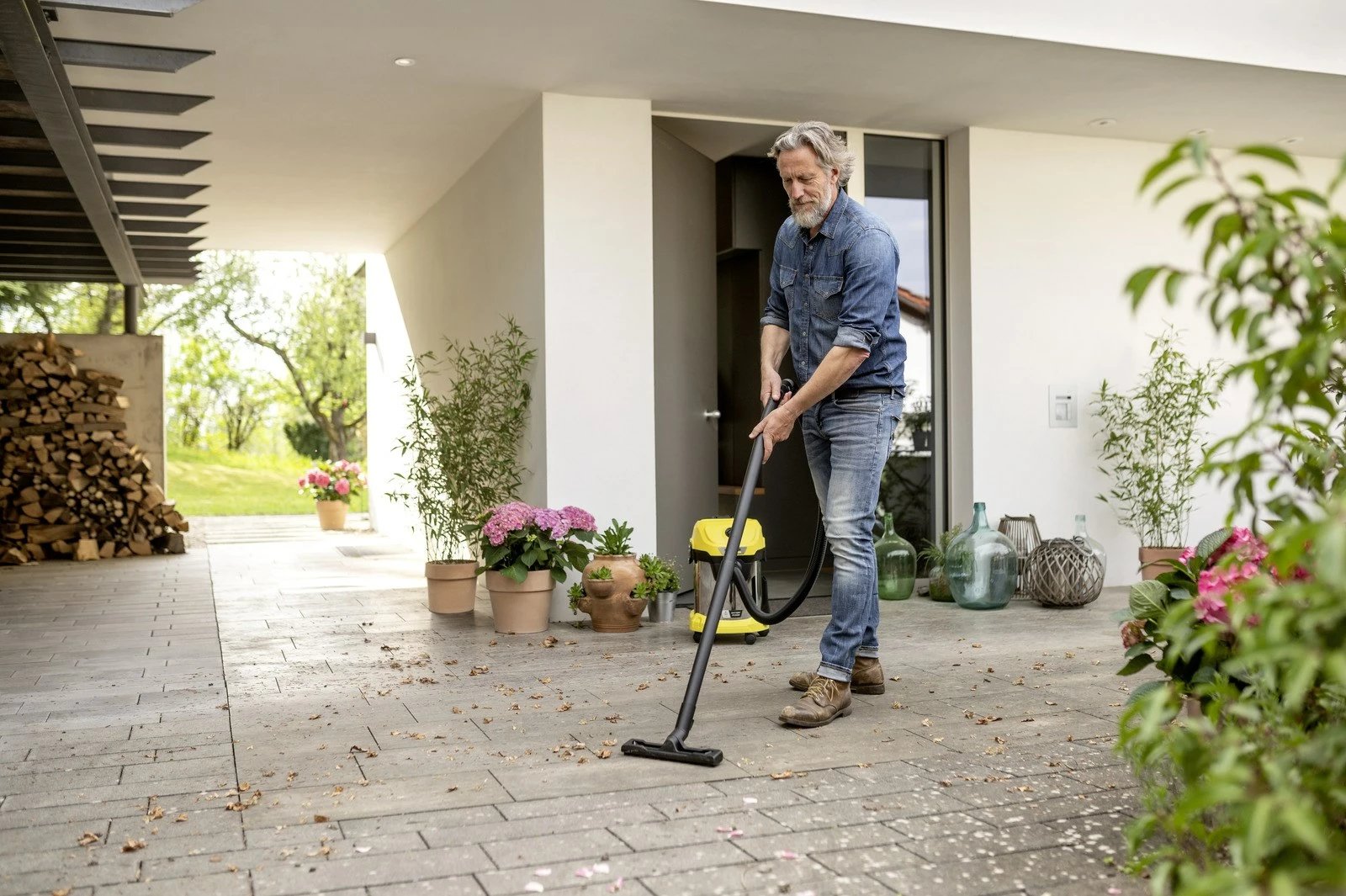 Fshesë me korrent KARCHER WD 3-18 S V-17/20, e verdhë