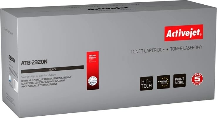 Toner zëvendësues Activejet ATB-2320N për printer Brother, i zi