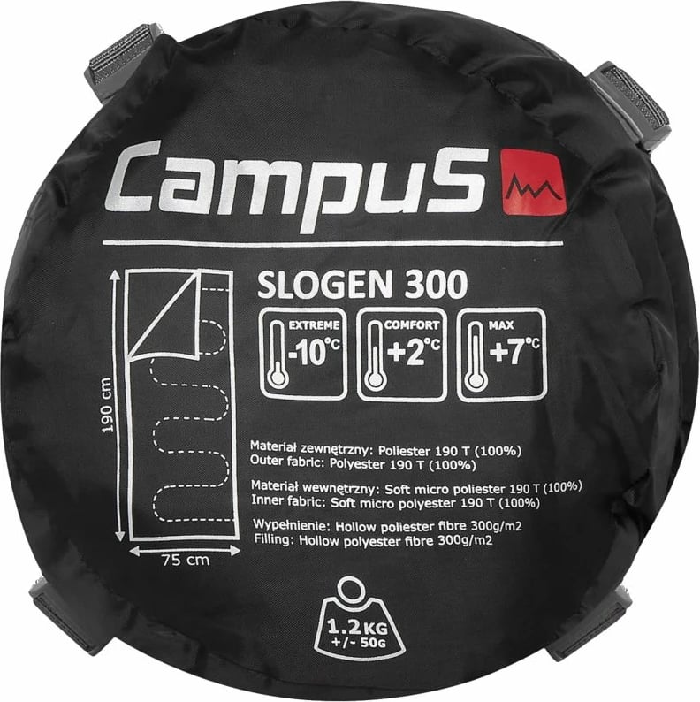 Thes gjumi Campus Slogen 300, gri