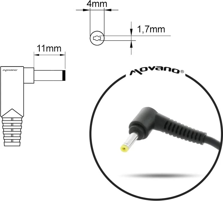 Karikues Mitsu për laptop Lenovo,  20V 2.25A