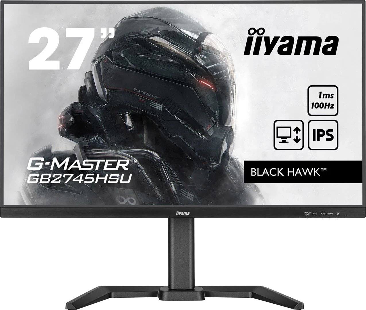 Monitor kompjuteri iiyama G-MASTER GB2745HSU-B1, 27 inç, Full HD LED, i zi