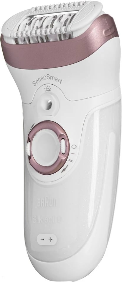 Epilator Braun Silk-épil 9 9-870, Rozë, Bardhë