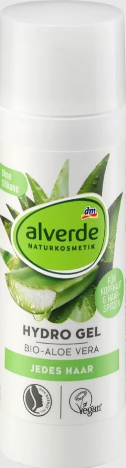 Xhel për flokë Alverde Naturkosmetik, Hydro Gel Aloe Vera, 50 ml