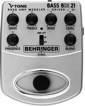 Efekt bas Behringer BDI21, modelues dhe drejtues