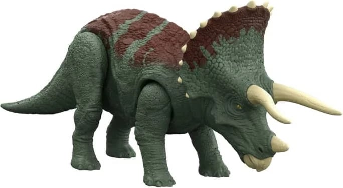 Lodra dinosaur Triceratops Jurassic World, MATTEL HDX34 HDX17, Jeshile