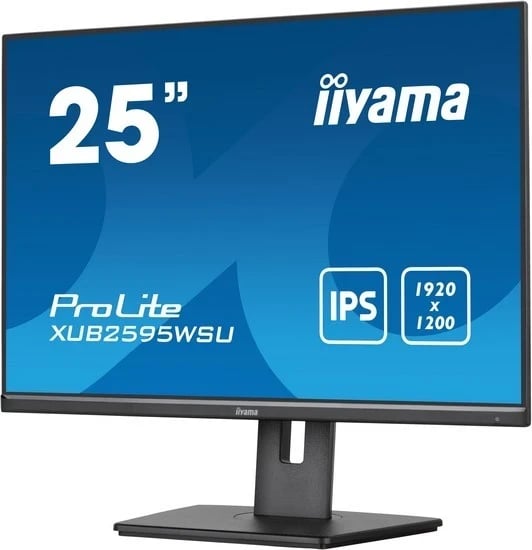 Monitor iiyama ProLite XUB2595WSU-B5, 25 inç, IPS, LED, 1920x1200, zi