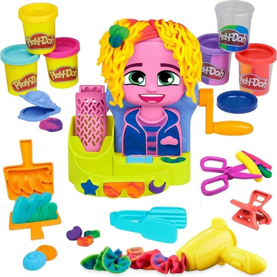 Set lojërash Play-Doh Hair Salon, për fëmijë