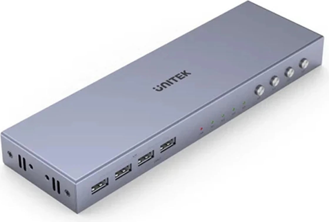 Switch Unitek KVM, 4K HDMI, argjend