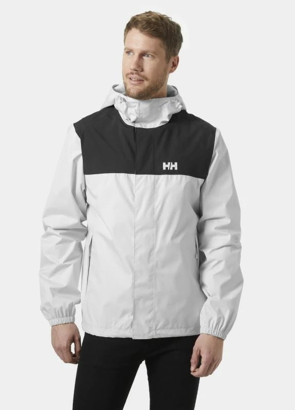 Jakne Helly Hansen për meshkuj, të bardhë