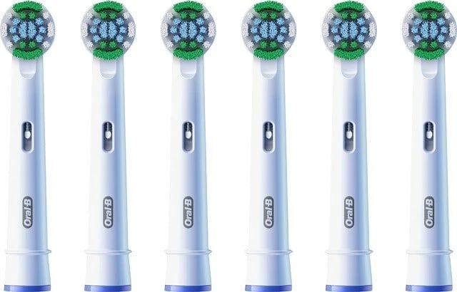 Koka zëvendësuese për furçë dhëmbësh Braun Oral-B PrecisionClean, 6 copë, Bardhë