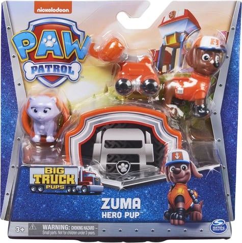 Set lodër për fëmijë Paw Patrol: Big Truck Pups - Hero Pup Zuma Figure