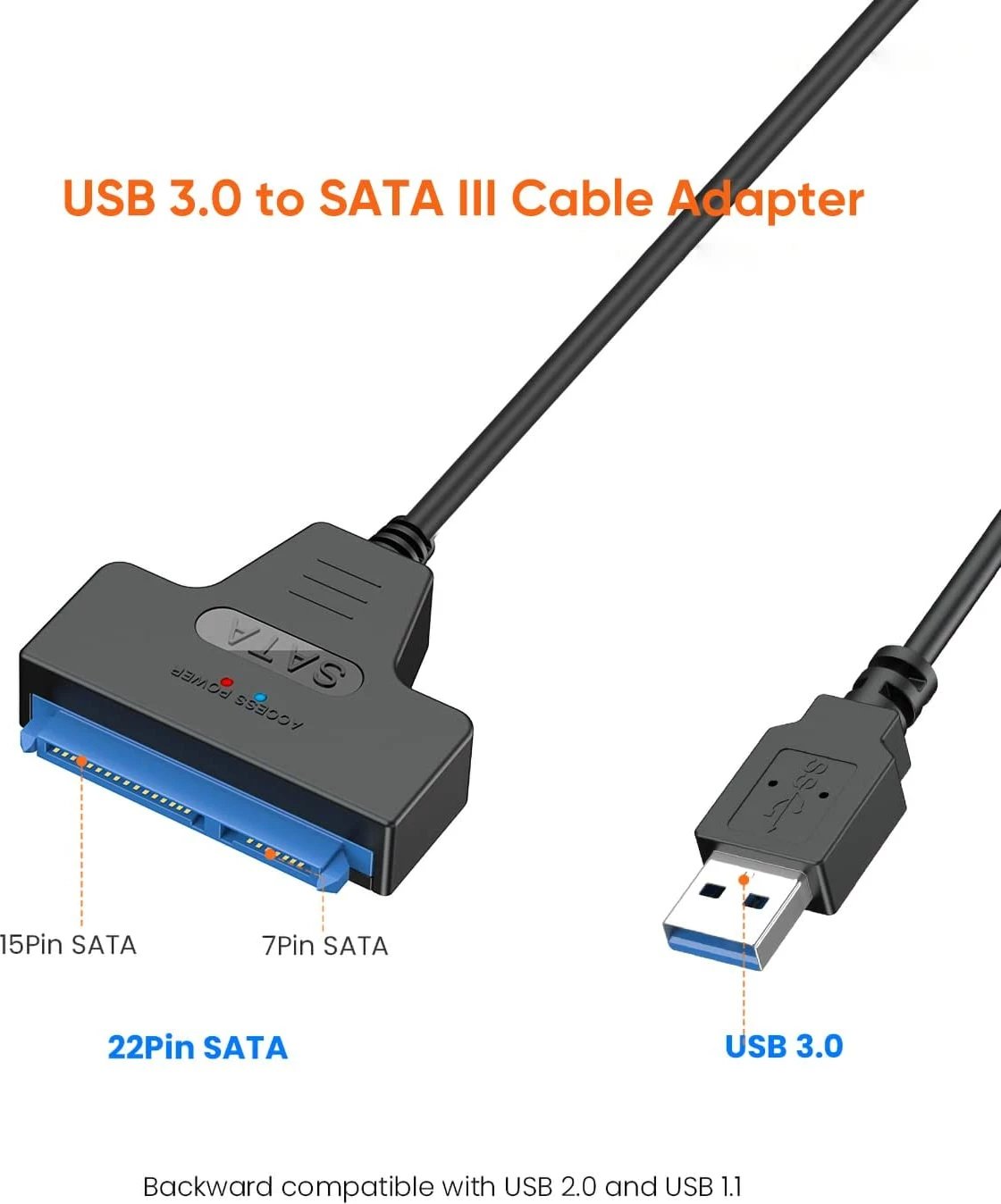 Konvertues USB 3.0 - SATA