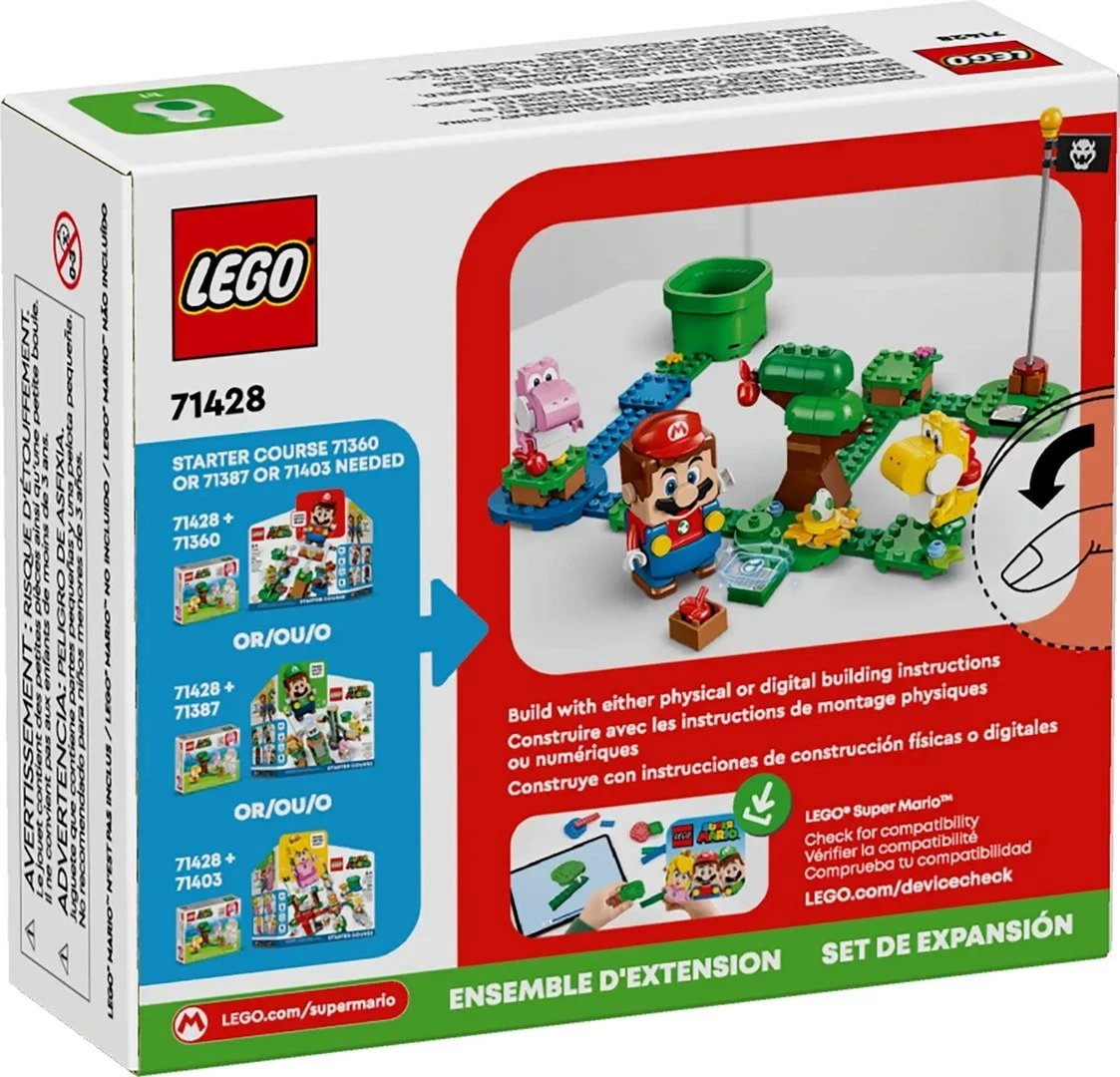 Set LEGO Super Mario 71428, Yoshi's Egg-Cellent Forest