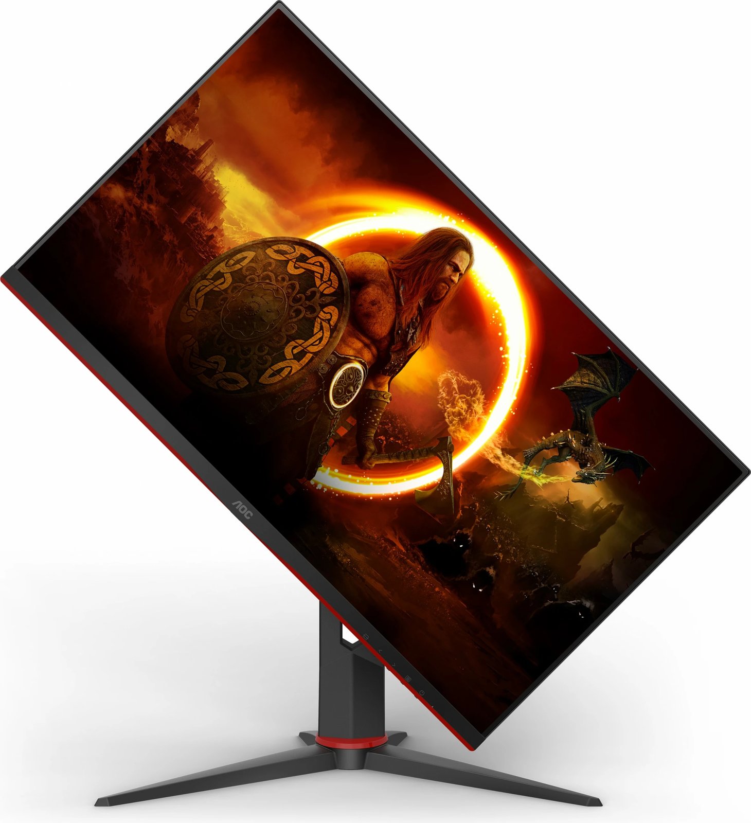 Monitor gaming AOC Q27G2U/BK, 27", 2560 x 1440 pixels, LED, 1 ms, i zi, i kuq