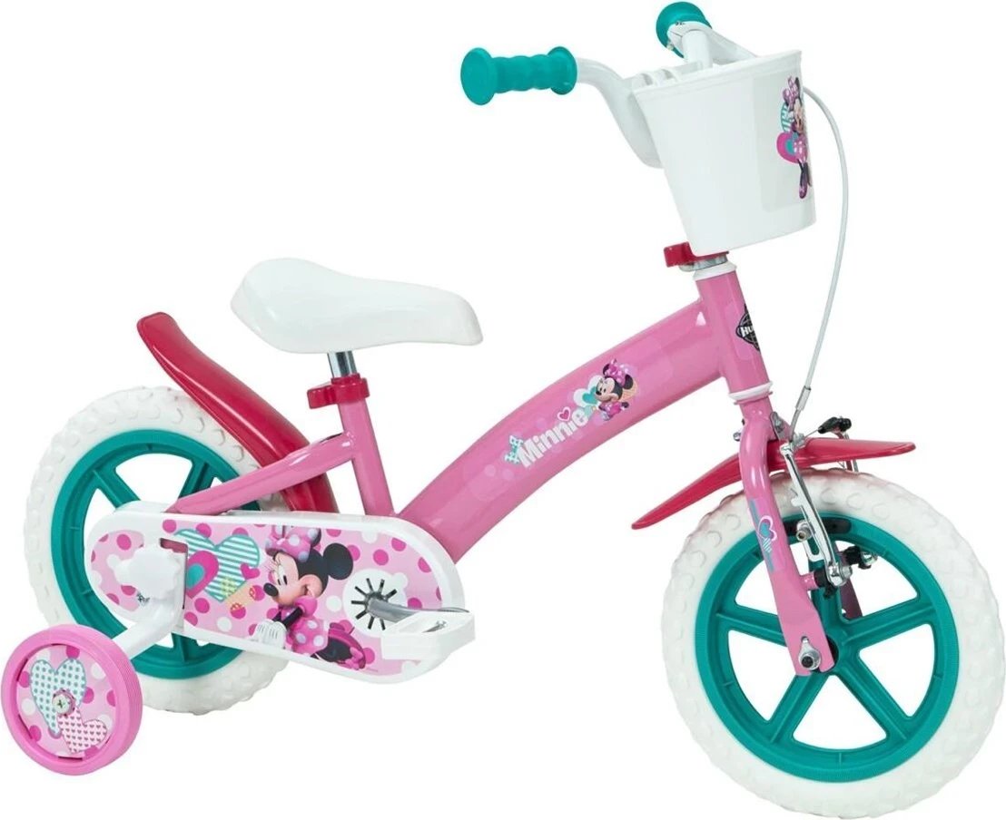 Bicikletë për fëmijë, HUFFY 22431W Disney Minnie, 12 inç, Rozë