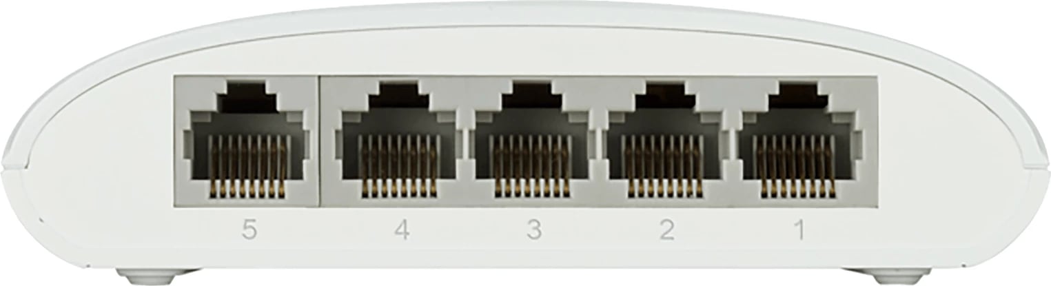 Switch D-Link, DGS‑1005D Gigabit, e bardhë