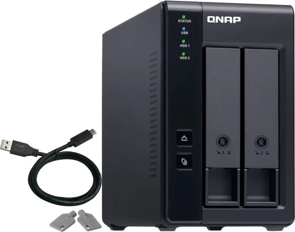 Kasë RAID Qnap TR-002, USB 3.1 Gen. 2, 2.5/3.5 inch