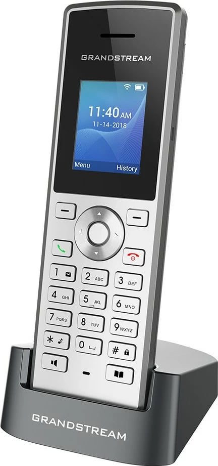 Telefon IP Grandstream WP810, Wireless, 2 linja, 2.4/5 GHz, TFT, Ngjyrë e zezë, Metalike