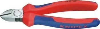 KNIPEX Kërcyes anësorë, 160mm, Kuq dhe Blu