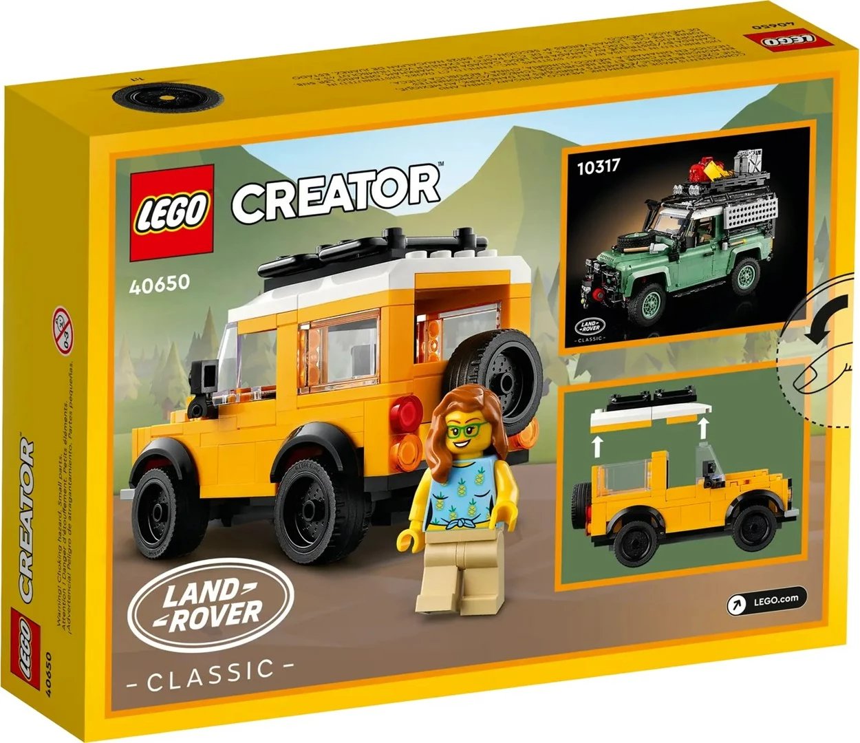 Blloqe LEGO CREATOR 40650 Land Rover Classic Defender