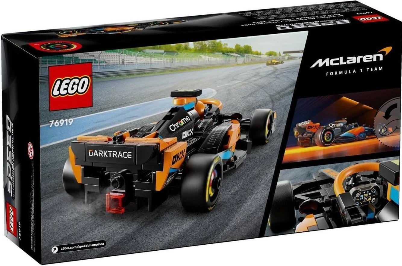 LEGO Speed Champions 76919, McLaren Formula 1 Garë Vetura, Versioni 2023