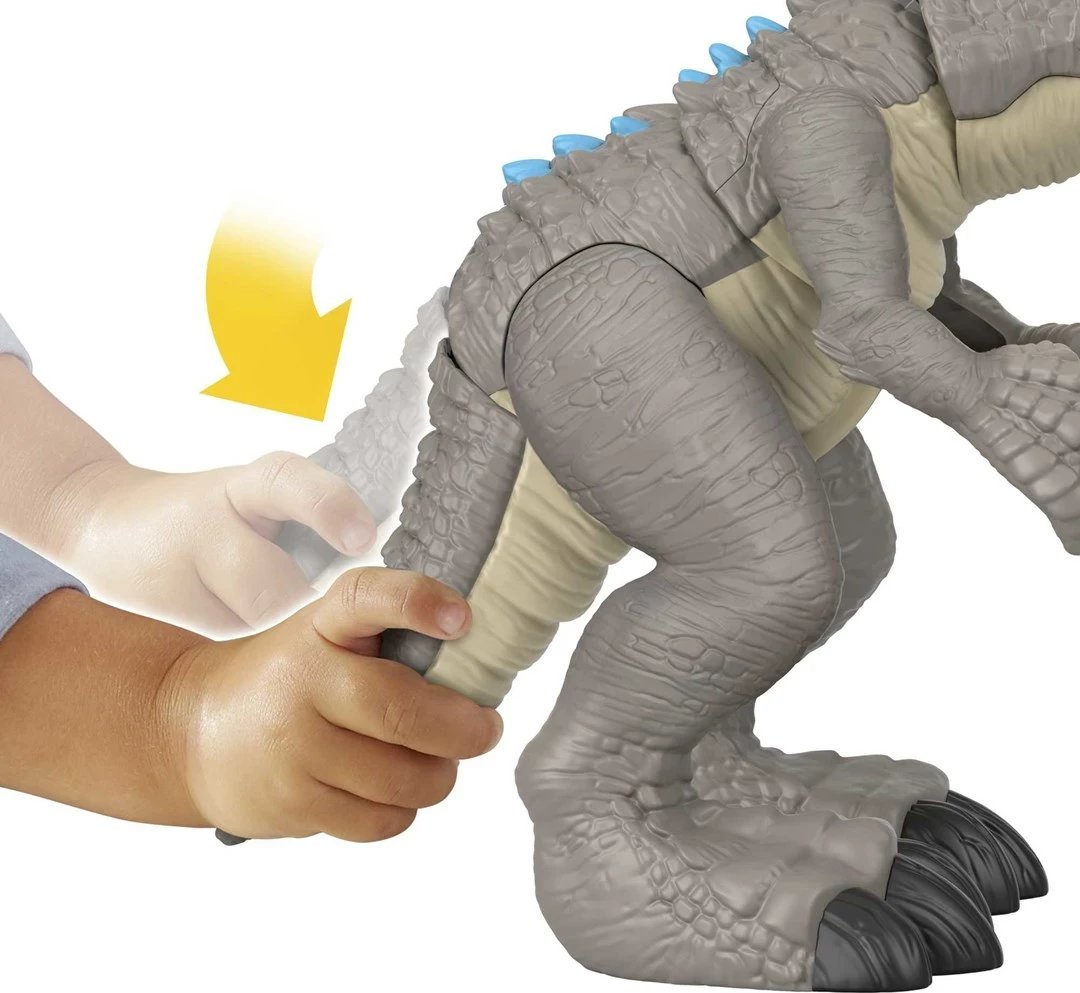 Lodër dinosaur Fisher-Price Imaginext Jurassic World Thrashing Indominus Rex, shumëngjyrëshe