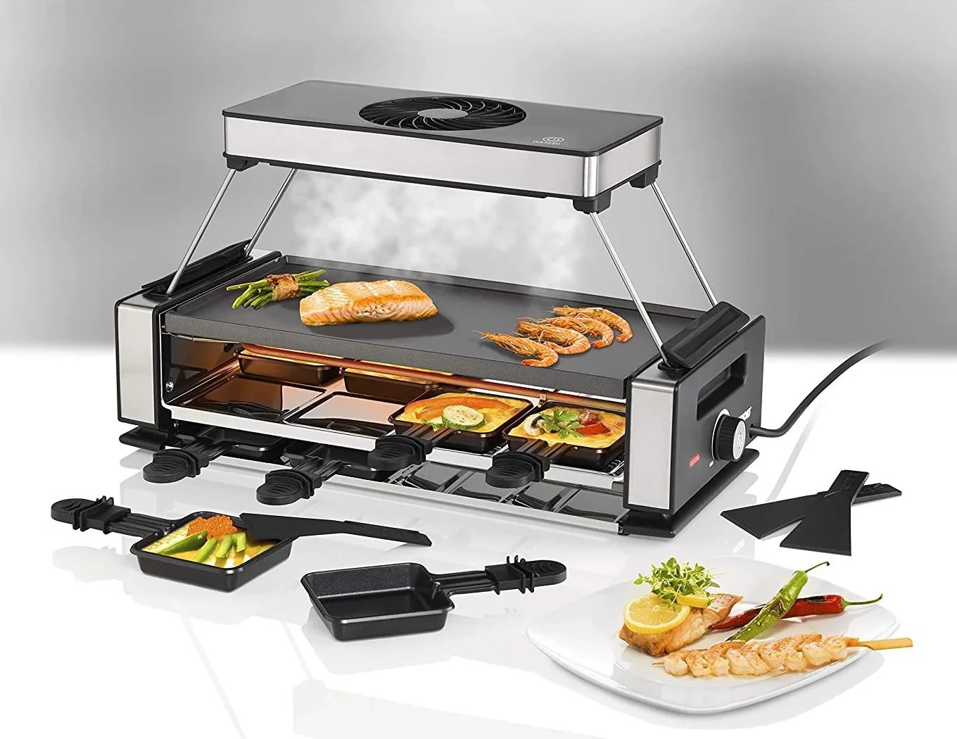 Grill Elektrik Unold, 1200 W, 230 V, 50 Hz, e zezë