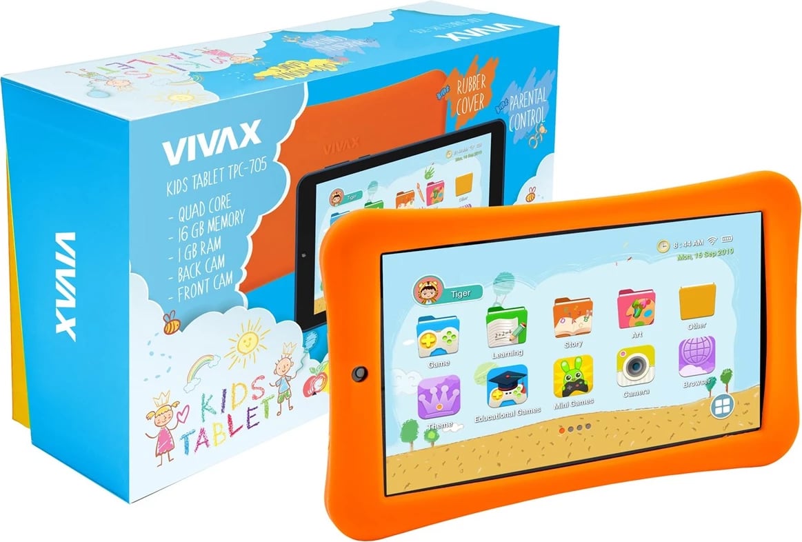 TABLET VIVAX TPC-705 KIDS | 7" QUAD QORE 1/16GB 2100MAH