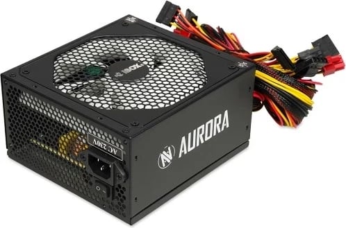 Burim energjie IBOX AURORA 600W me ventilator 14 cm, ngjyrë e bardhë