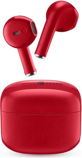 Kufje Cellular Line MS Auricolari Swag TWS BT, Rosso