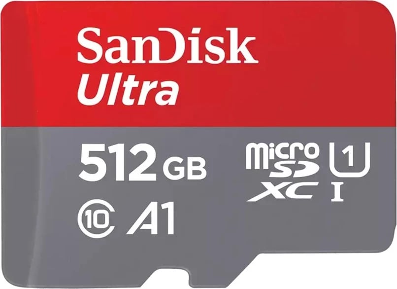 Kartelë kujtese SanDisk Ultra 512 GB MicroSDXC UHS-I Class 10, Gri