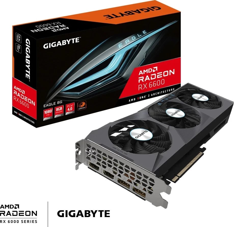 Kartelë grafike Gigabyte Radeon RX 6600, 8G AMD, 8 GB