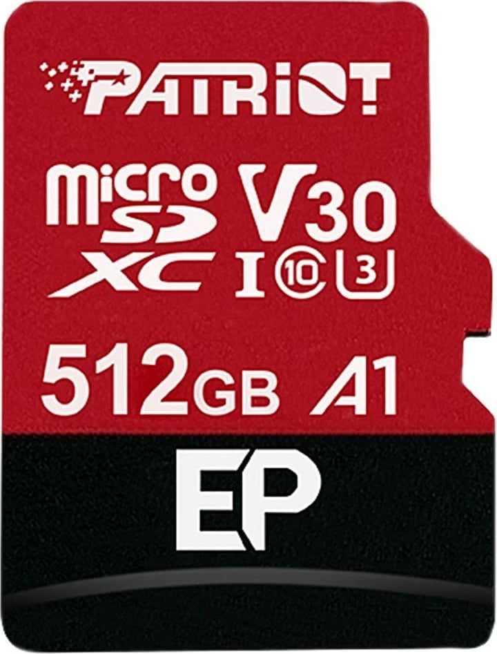 MicroSD Patriot memory, 512 GB