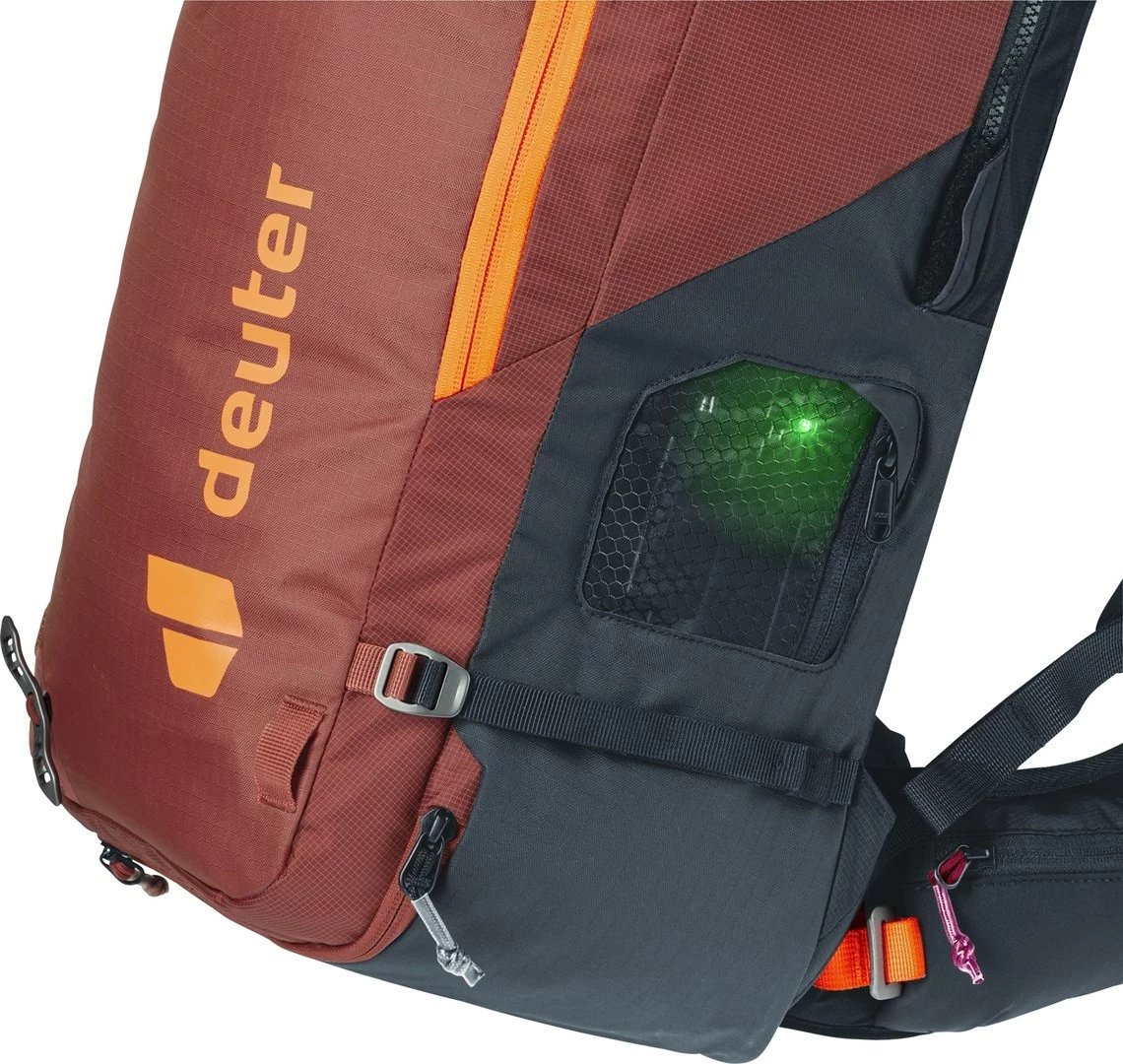 Çantë shpine Deuter Alproof Tour 36 + 5 SL, për femra, e kuqe e zezë