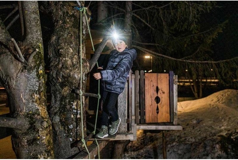 Dritë koke për fëmijë Ledlenser, vjollcë