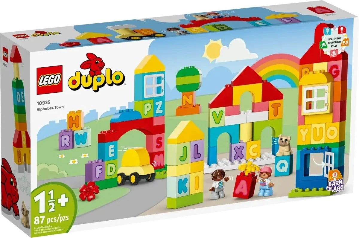 Set LEGO DUPLO 10935 Alphabet Town, 87 pjesë