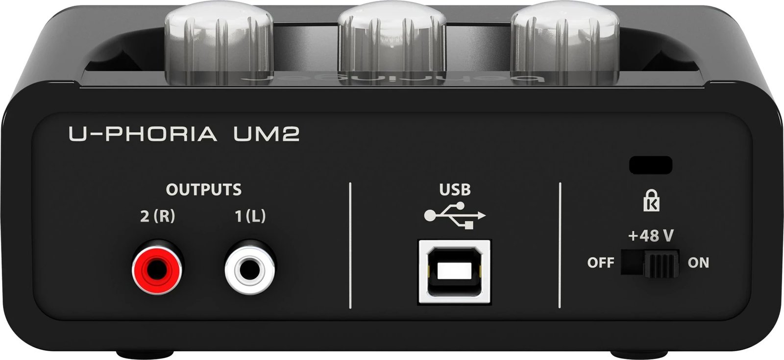 Audio interface Behringer UM2, e zezë