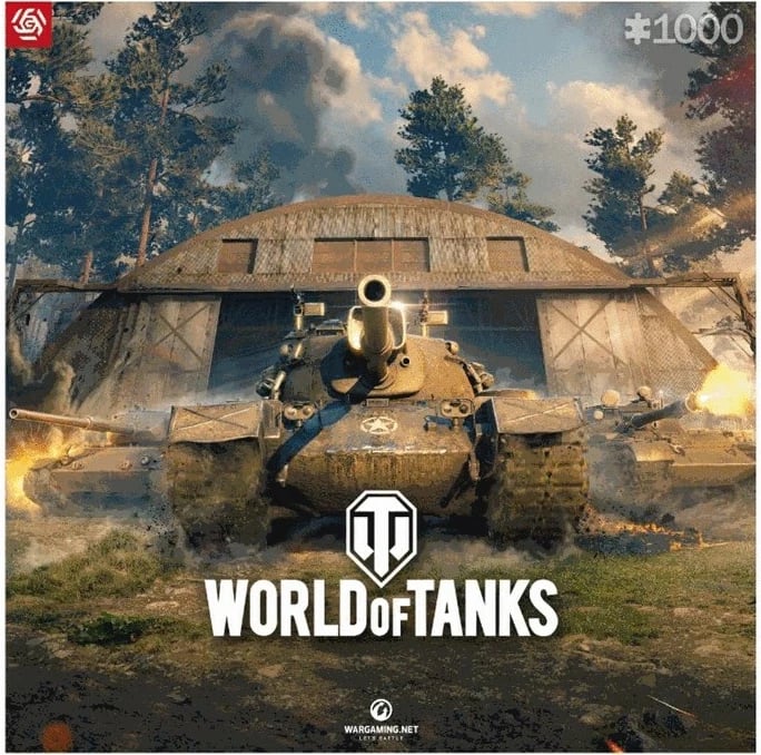 Puzzle lojërash Good Loot: World of Tanks Roll Out, 1000 pjesë, Multikolor