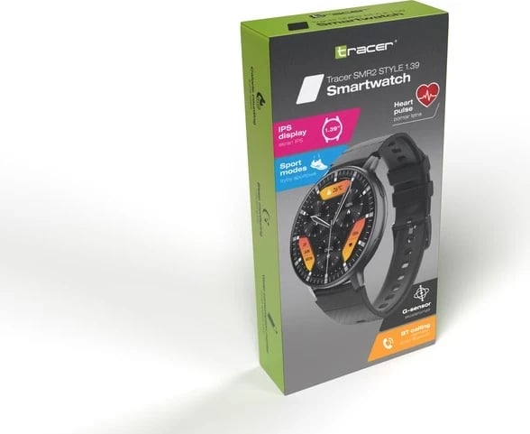 Smartwatch Tracer SMR2 STYLE 1.39, Bluetooth 5.2, IP67