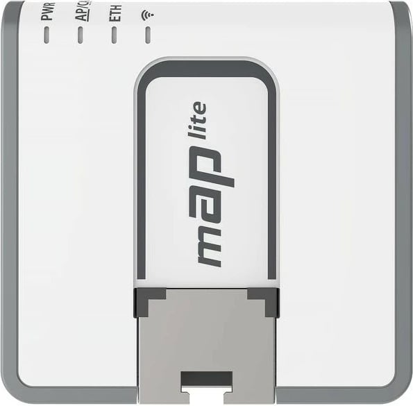 Router MikroTik mAP lite, 2.4 GHz, 10/100 Mbit/s, Bardhë