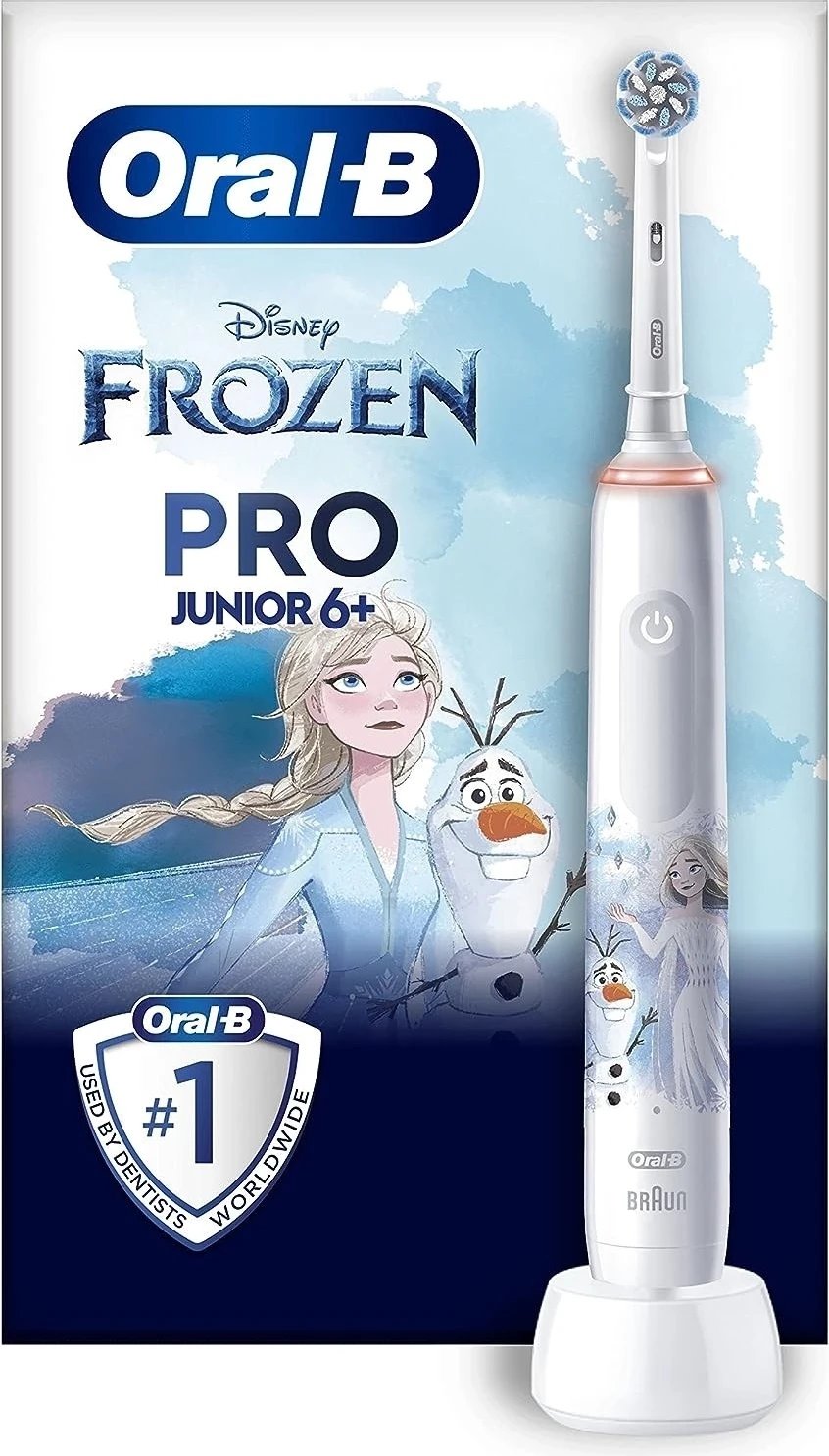 Furçë dhëmbësh elektrike Oral-B Pro Junior 6+ Frozen, e bardhë