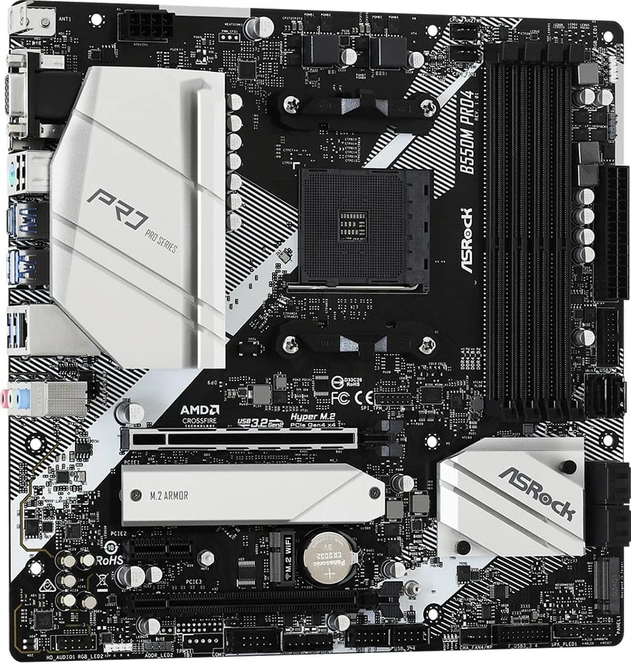 Pllakë amë Asrock B550M Pro4, Socket AM4, micro ATX